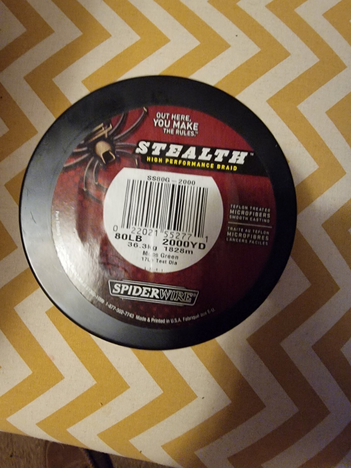 STEALTH SPIDERWIRE 80lb For Sale. $275.00 2000YD.
