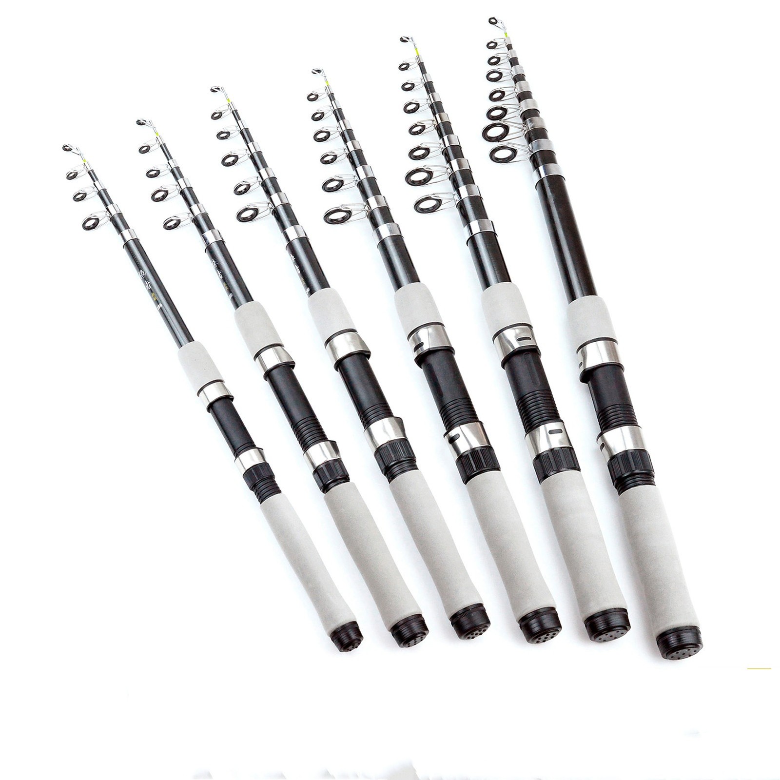 Telescopic Fishing Rod Fiberglass Spinning Rod Medium Fast Action Sensitivity
