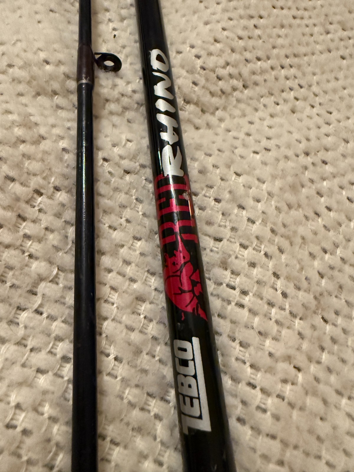 Zebco Red Rhino Spin Cast Rod Lot of 2 See Description