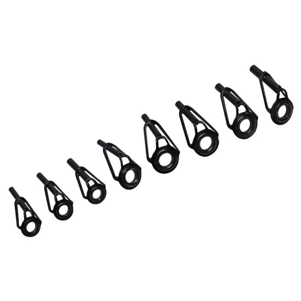 Convenient 24pcs Fishing Rod Repair Set Stainless Steel Ceramic Ring Guides