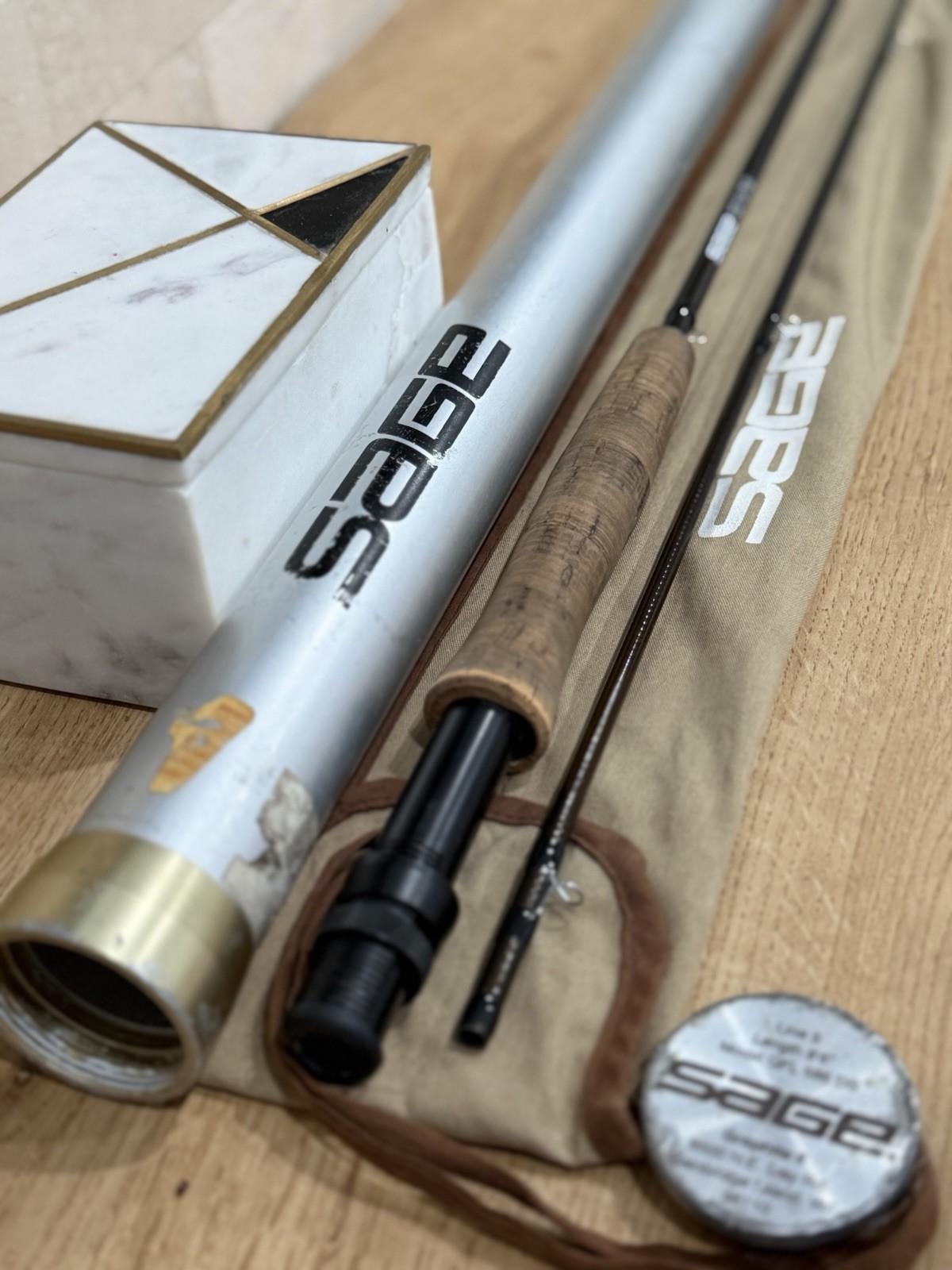 vintage Sage Graphite II GFL 586 DS fly fishing rod