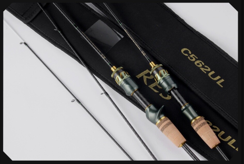 1.44M-1.8M Lure Fishing Rods Ultra Light Rod Carbon Fiber Spinning Casting Pole