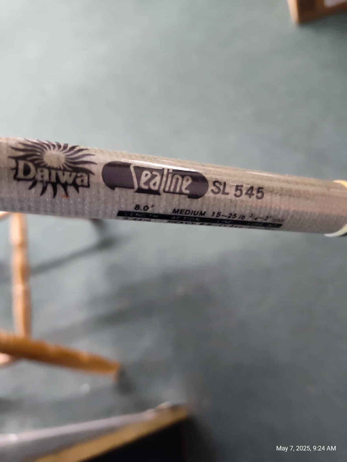 DAIWA SEALINE SL 545 ~ Deep Sea Boat Rod ~ 8′ ~ Used