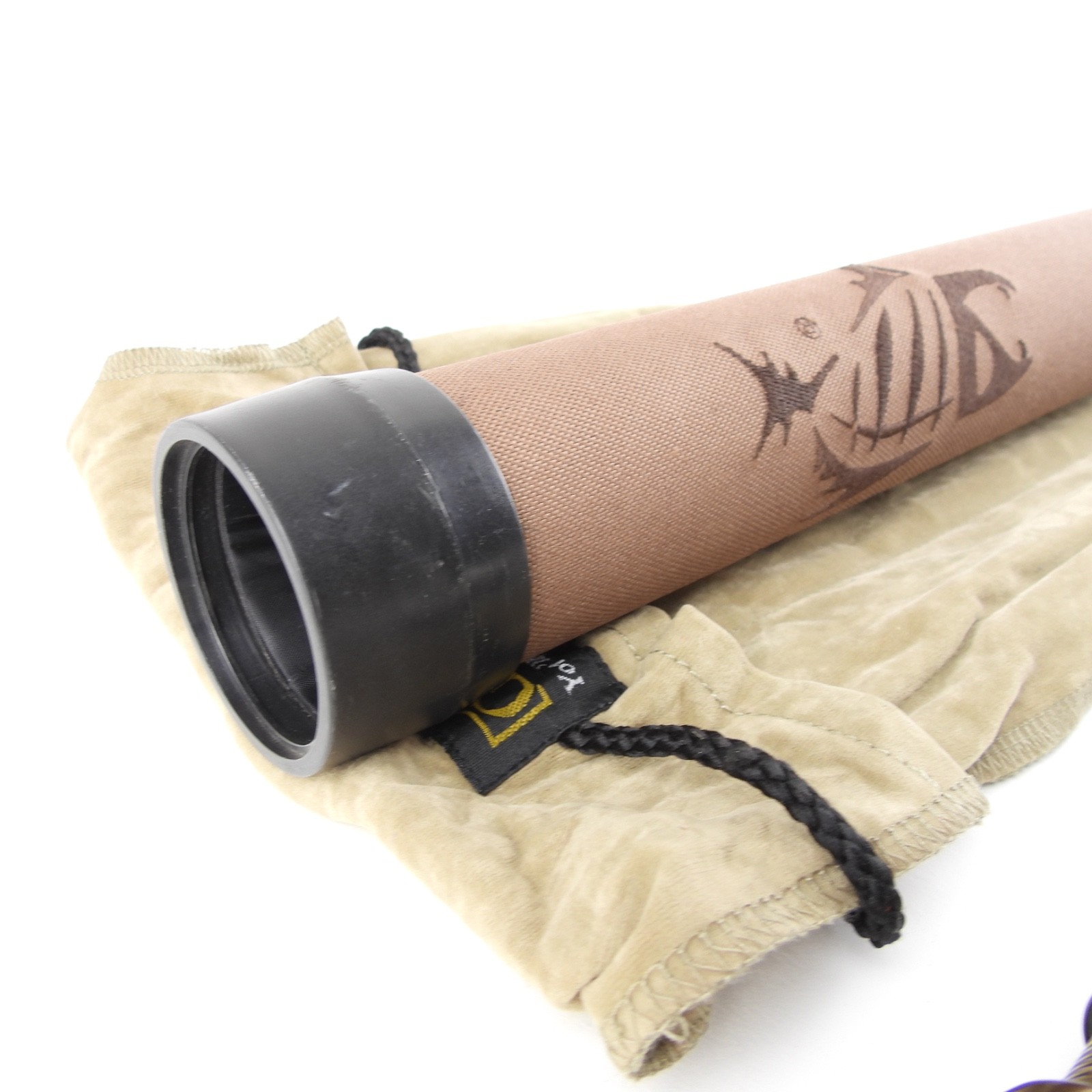 G. Loomis Native Run GLX Fly Rod. 9’ 6”. 8wt. W/ Tube & Sock.