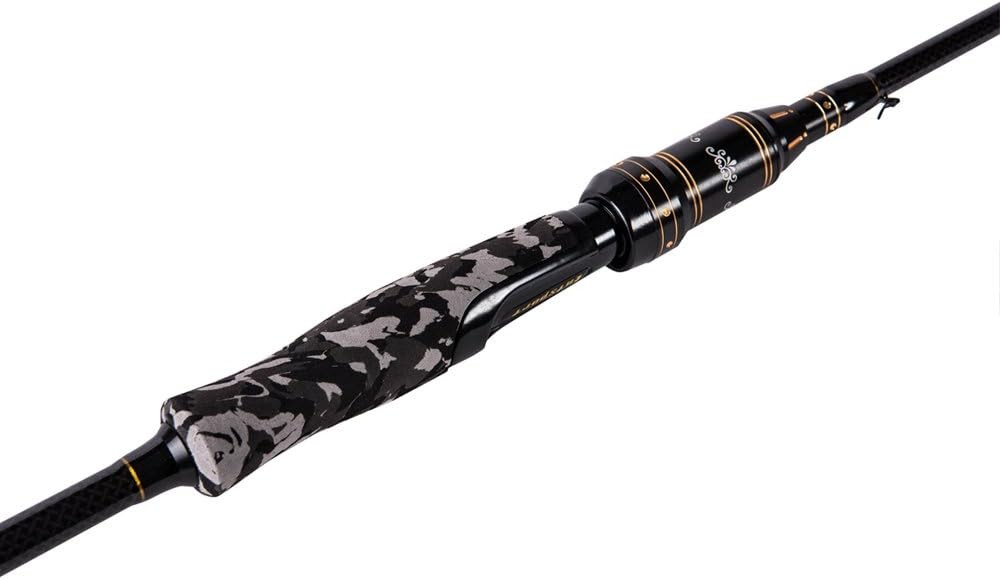 2 Piece 7 Feet Spinning Rod 24 Ton Carbon Fiber Spincasting Fishing Rod