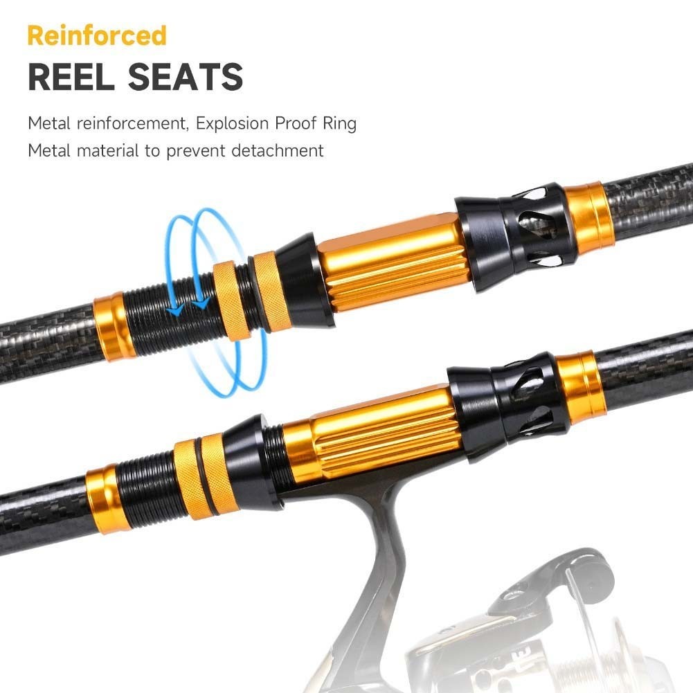 High Heat Dissipation Carbon Spinnings Fishing Rod Short Section with EVA Grip