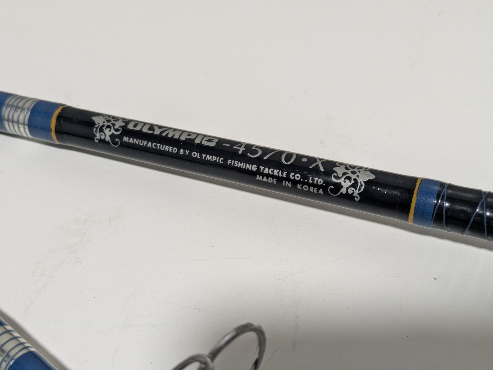 Olympic 4570-X F.W. Spin Fly Rod 7′ 4-Piece Fishing Pole Blue