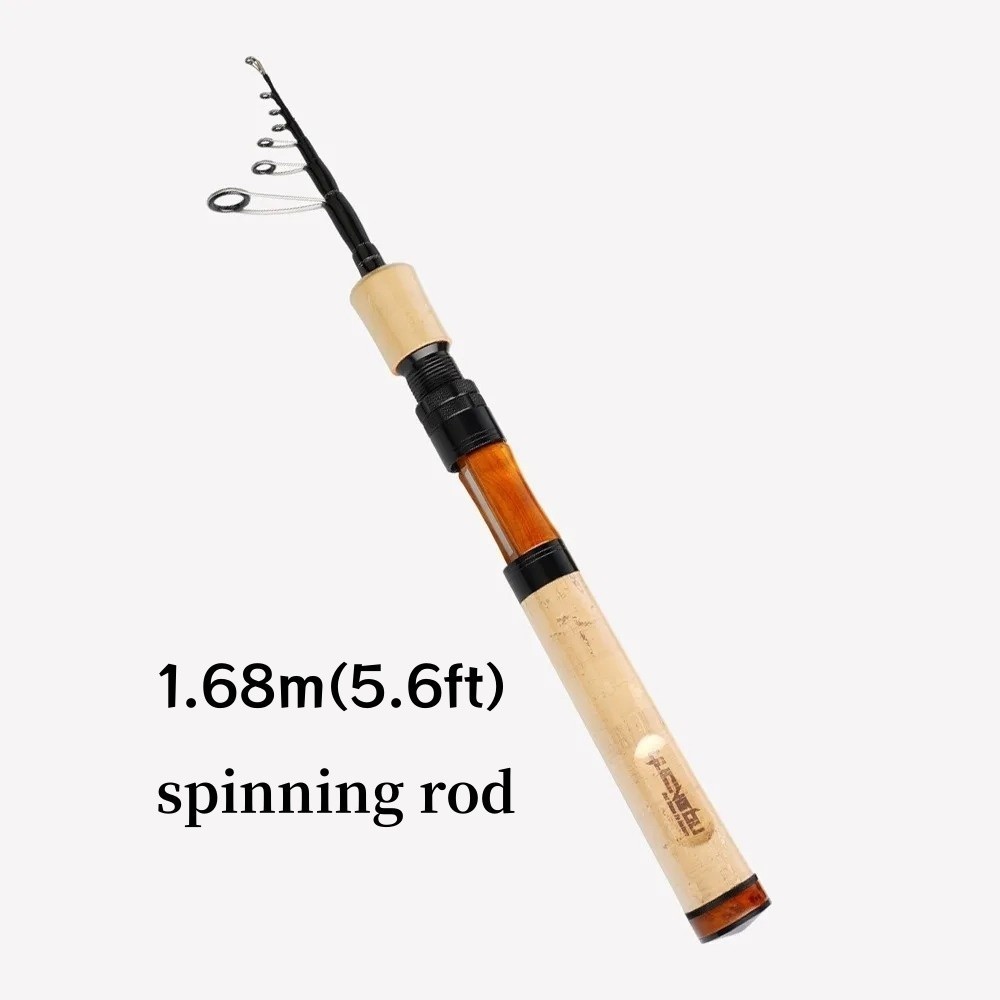 Telescopic Fishing Rod Trout Travel Rod High Carbon Fiber Ultra-Light Fast Rod