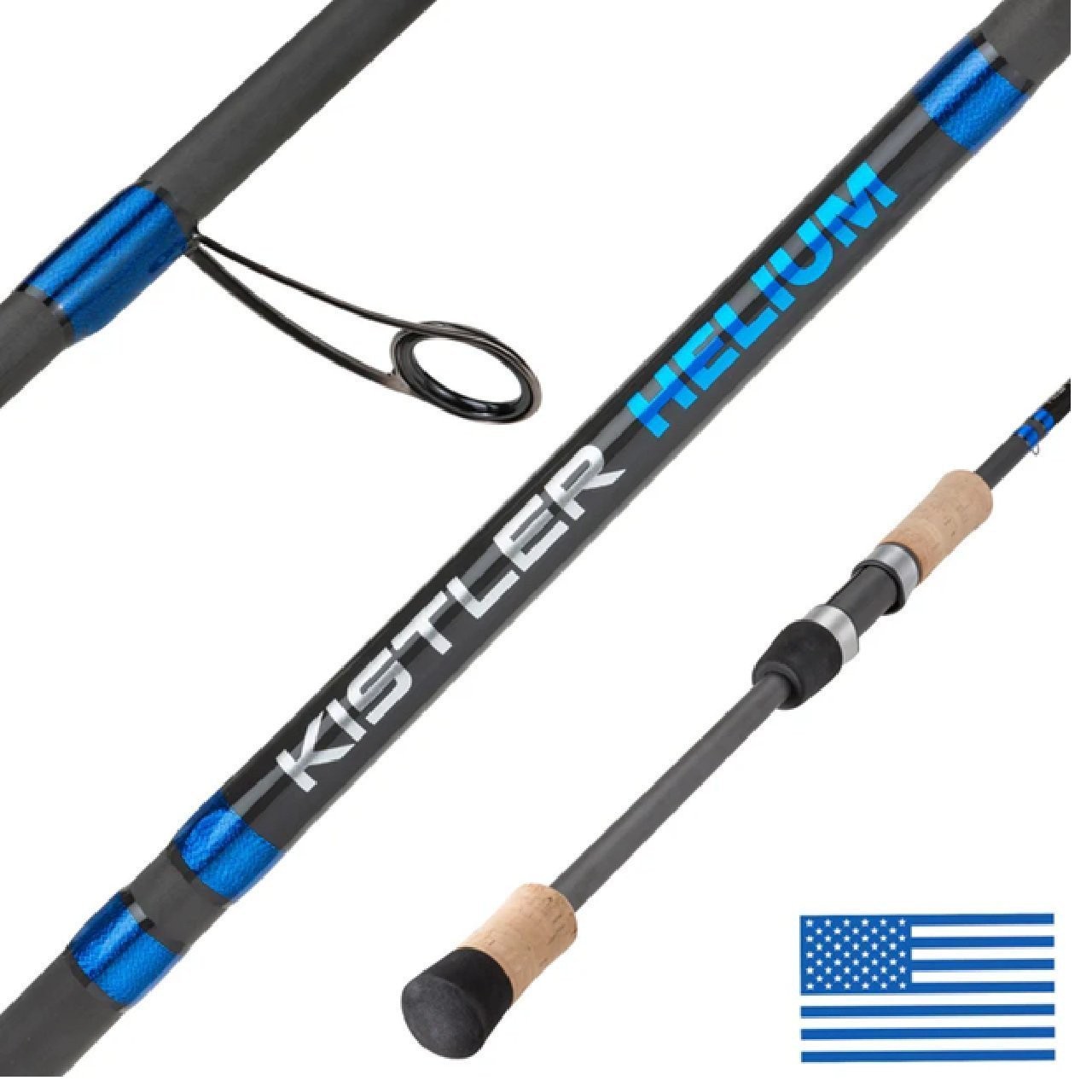 Kistler Helium Spinning Fishing Rod 2026 7′ 0″ Lite-Medium-Heavy