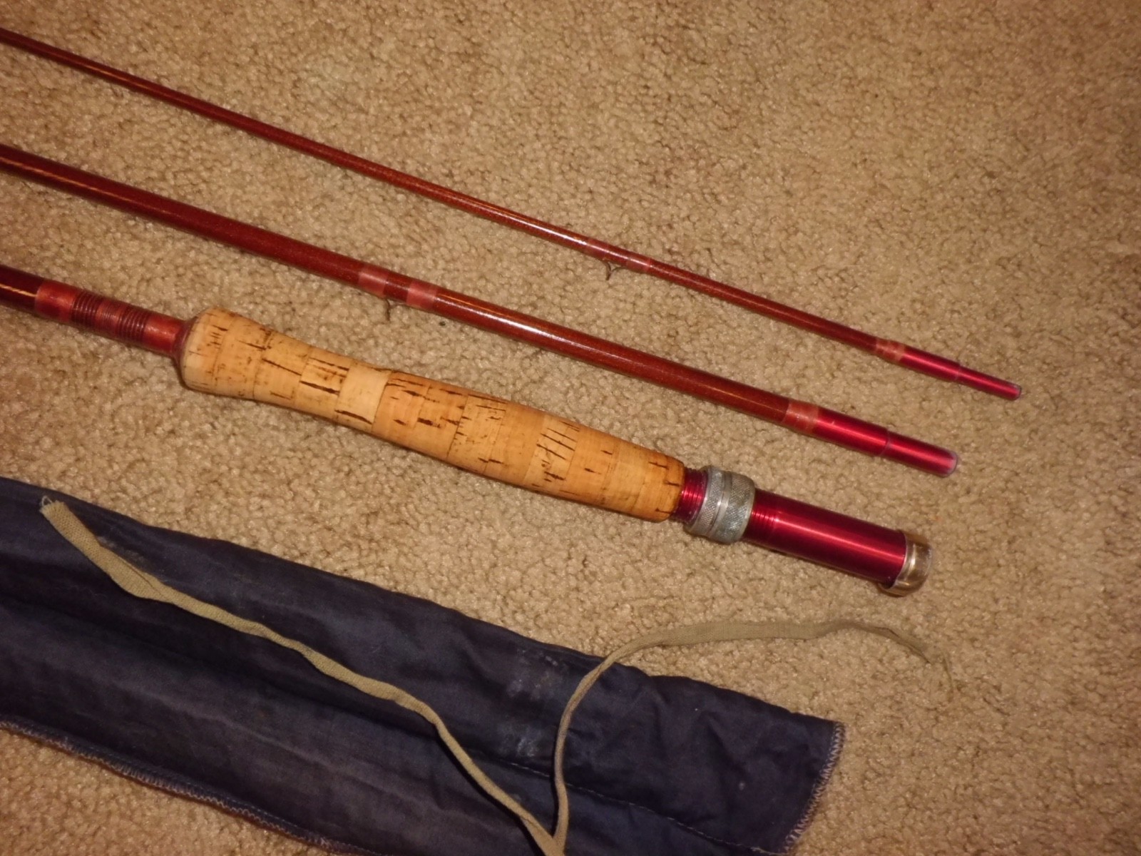 Vintage SILAFLEX 3 pc Fly 9′ Rod made in USA