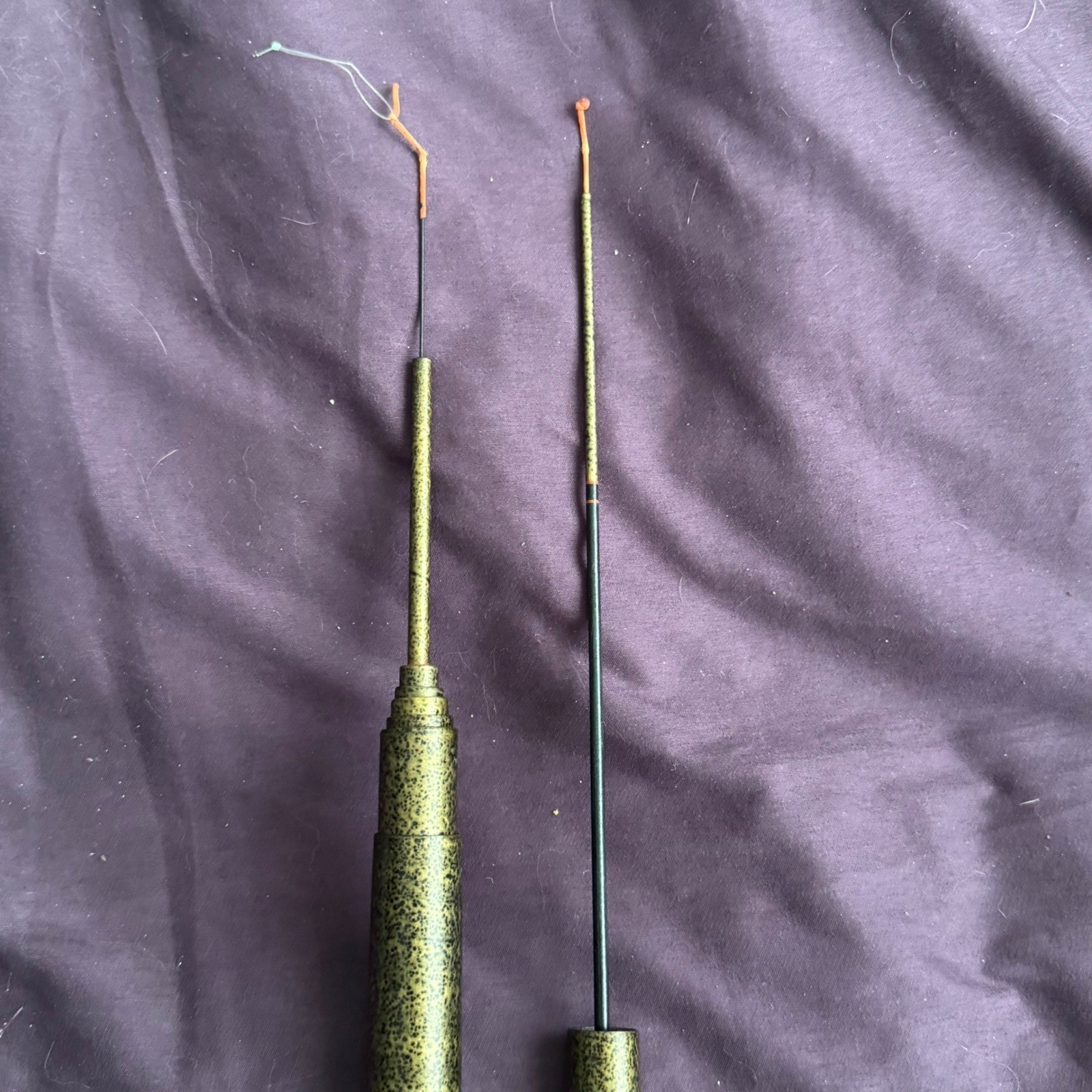 Regal FG-21 Telescopic Fishing Rod Set 4.5M 3.6M Fiberglass Korean Vintage Black