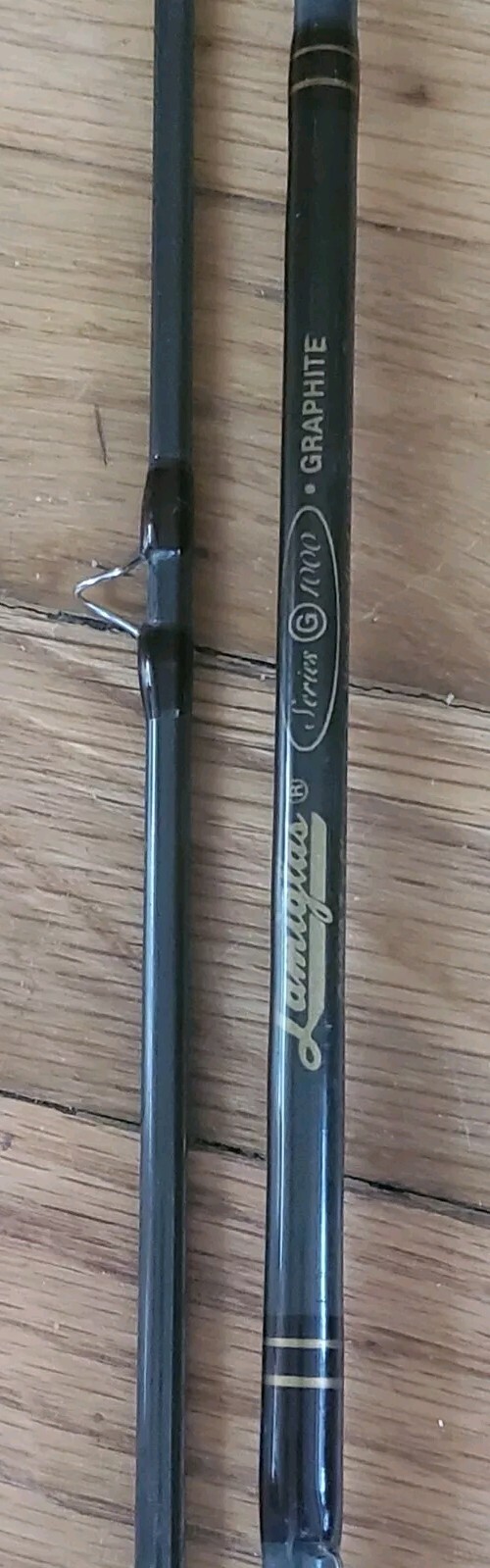 Lamiglas G1000 Series 9′ 2pc Wt7 1298-7 Fly Rod Handcrafted In USA EUC