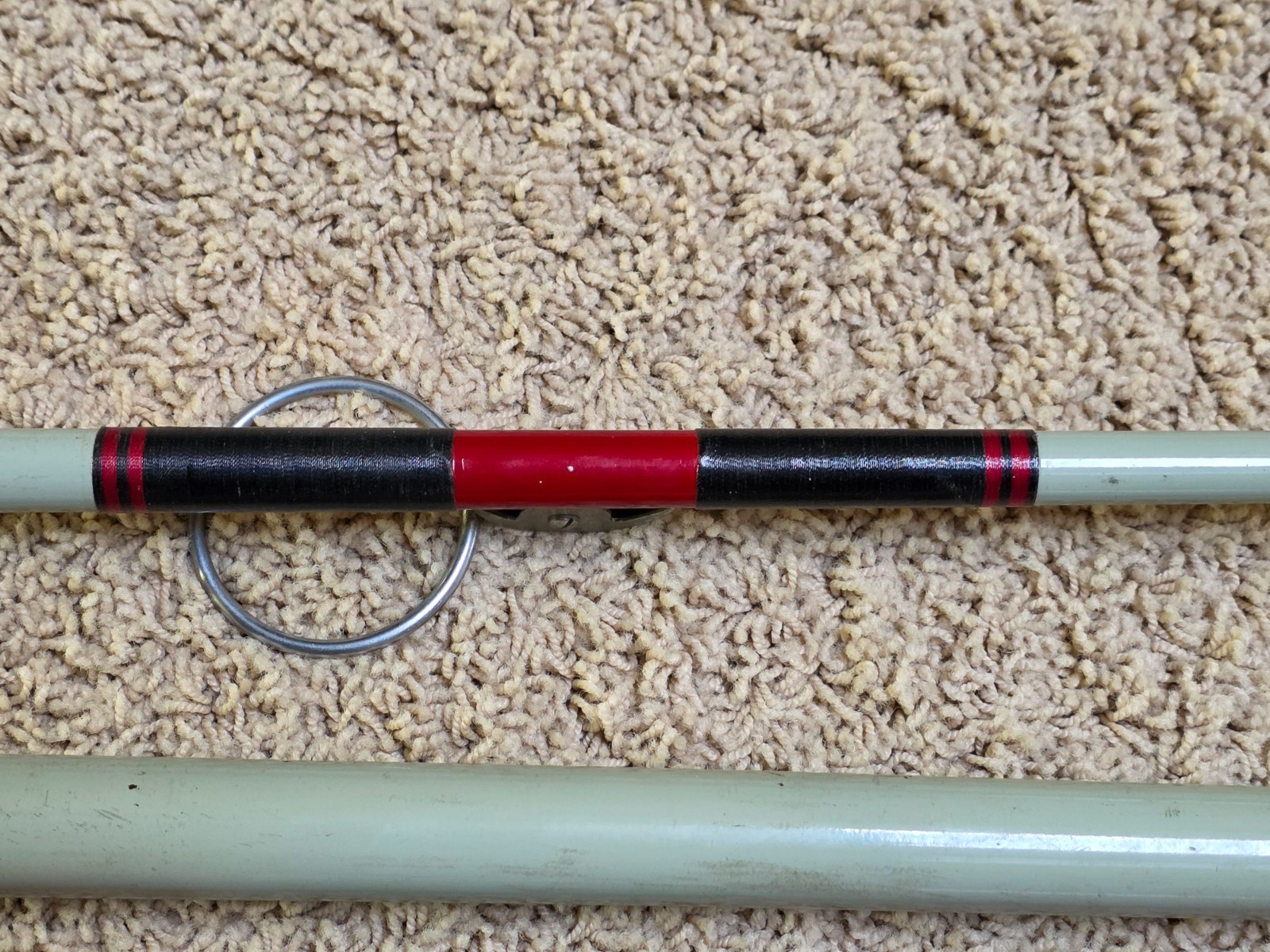 Olympic Sports Casting 14 Surf Fishing Rod 3 Pc 14′ Folding Line Guides Japan