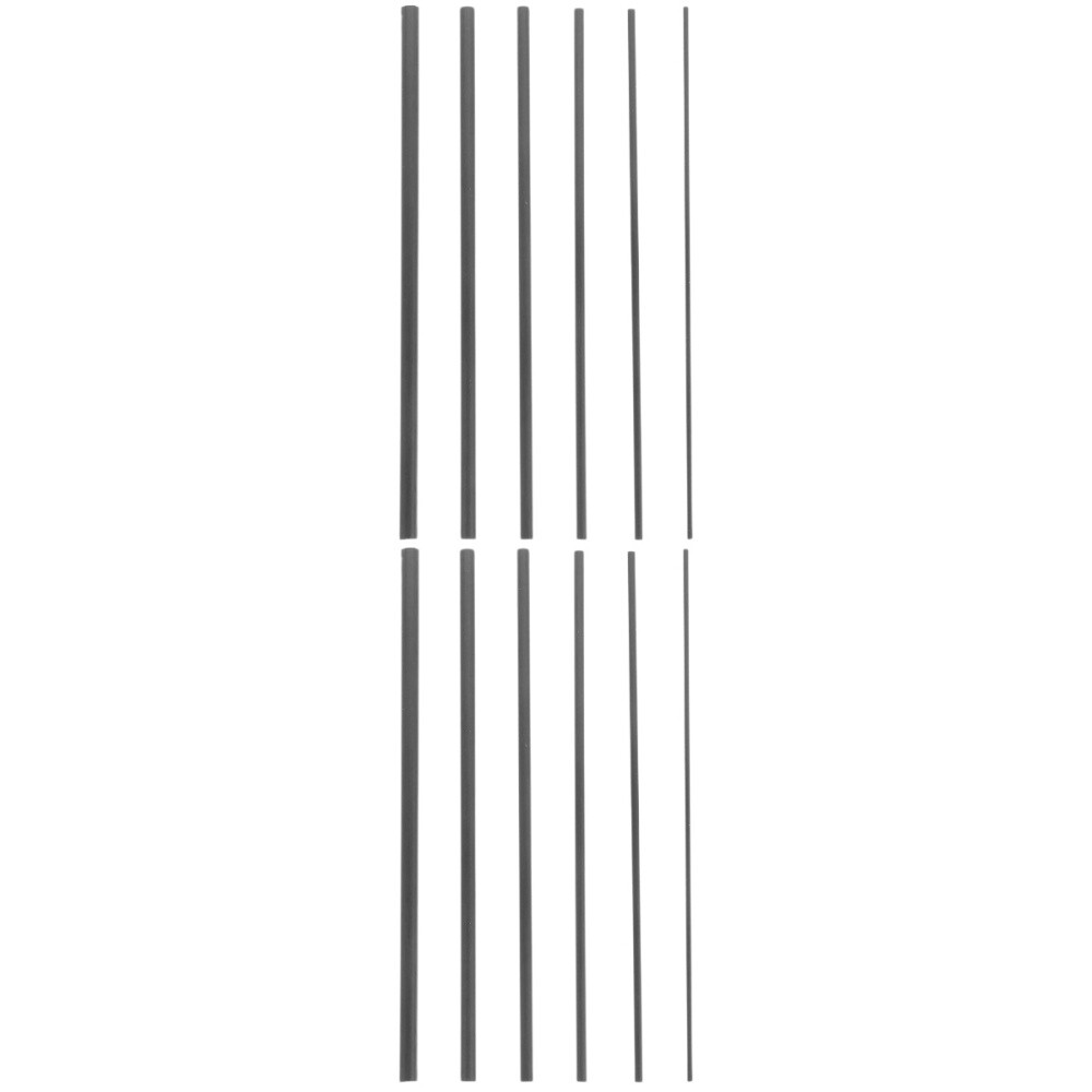 12 pcs Fishing Pole Repair Tool Pole Repair Carbon Fiber Fishing Rods Parts