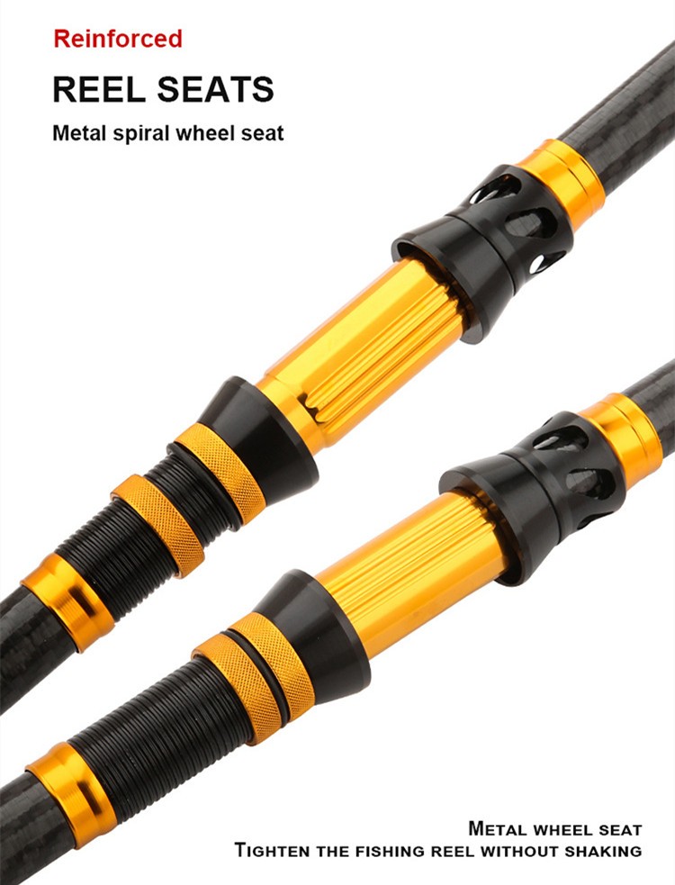 1.8-30M Spinning Fishing Rod Power Telescopic Rock Fishing Rod Carp Feeder Rod