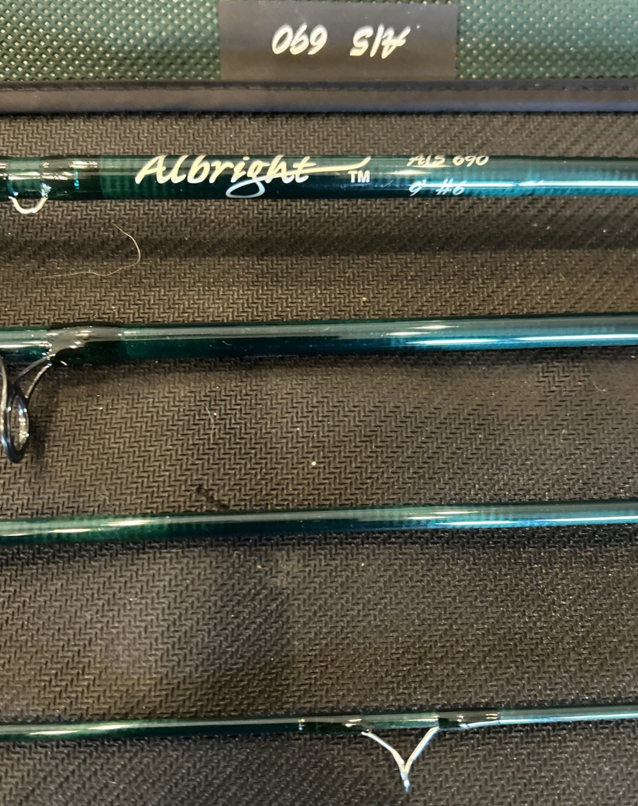 Albright a15 690 fly rod 5 pc 9 Ft 6 weight Travel rod