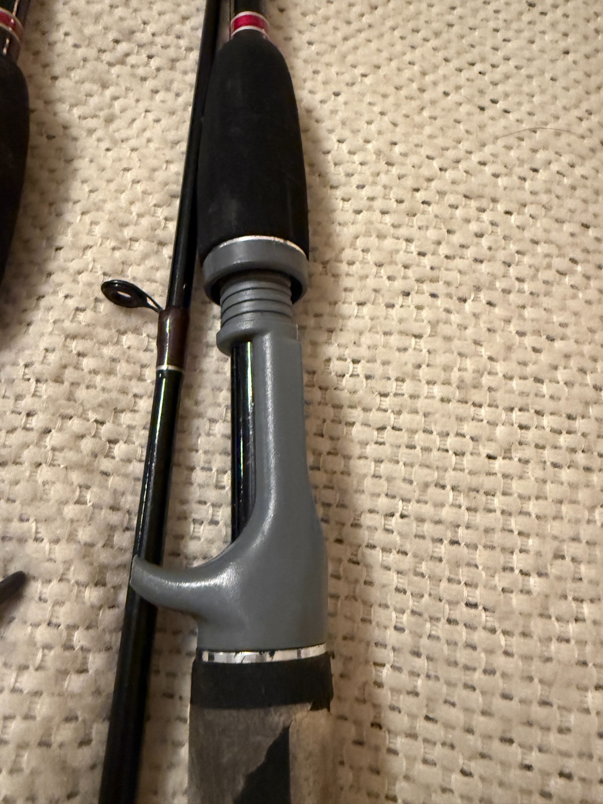 Zebco Red Rhino Spin Cast Rod Lot of 2 See Description