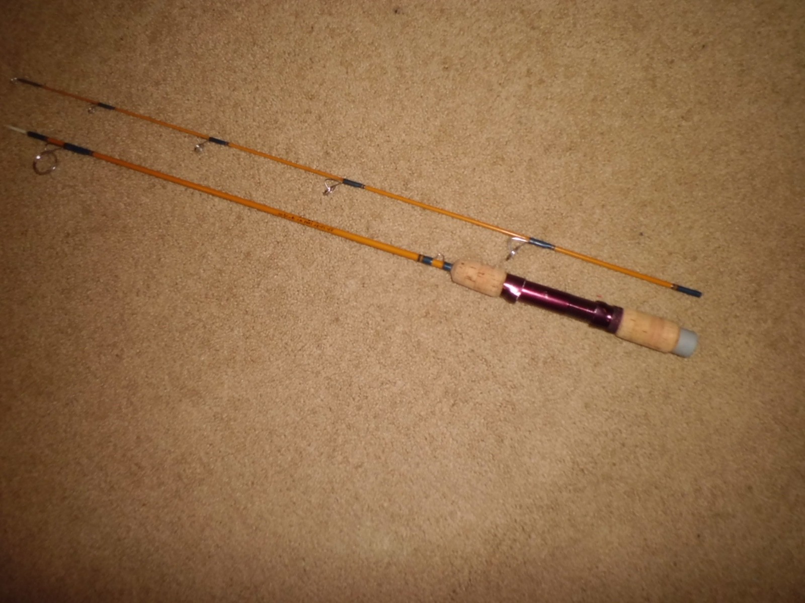 Vintage CUSTOM Lamiglas SP50-2 Spinning 5′ Rod made in USA- 2-8 lb test