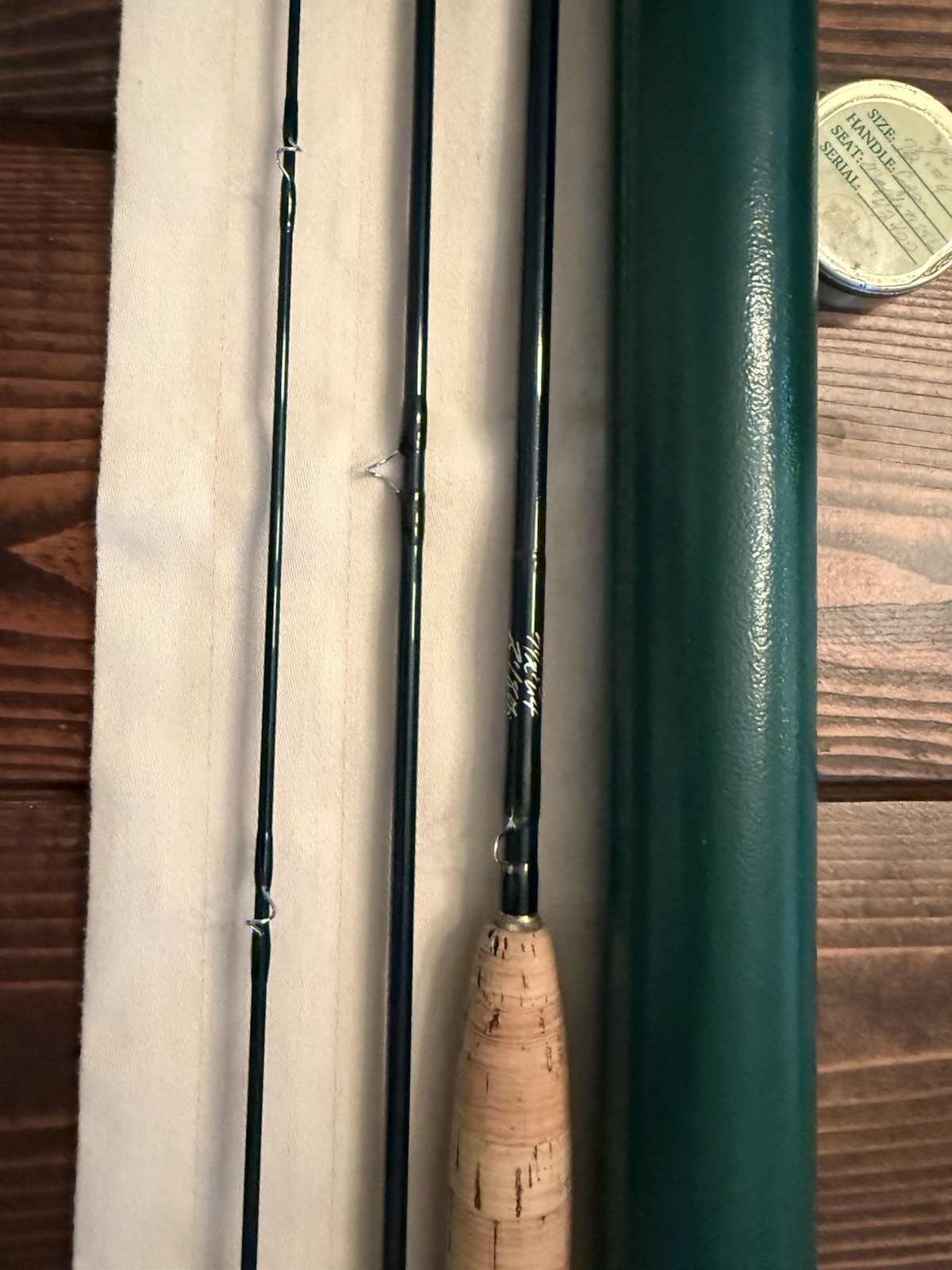 RL Winston im6 7’6″ 4 weight 3 piece fly fishing rod Serial # 42400