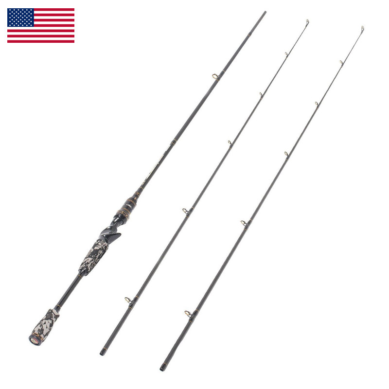 Entsport E Series – Camo Legend 2-Piece 7-Feet Casting Rod 24 Ton Carbon Fiber