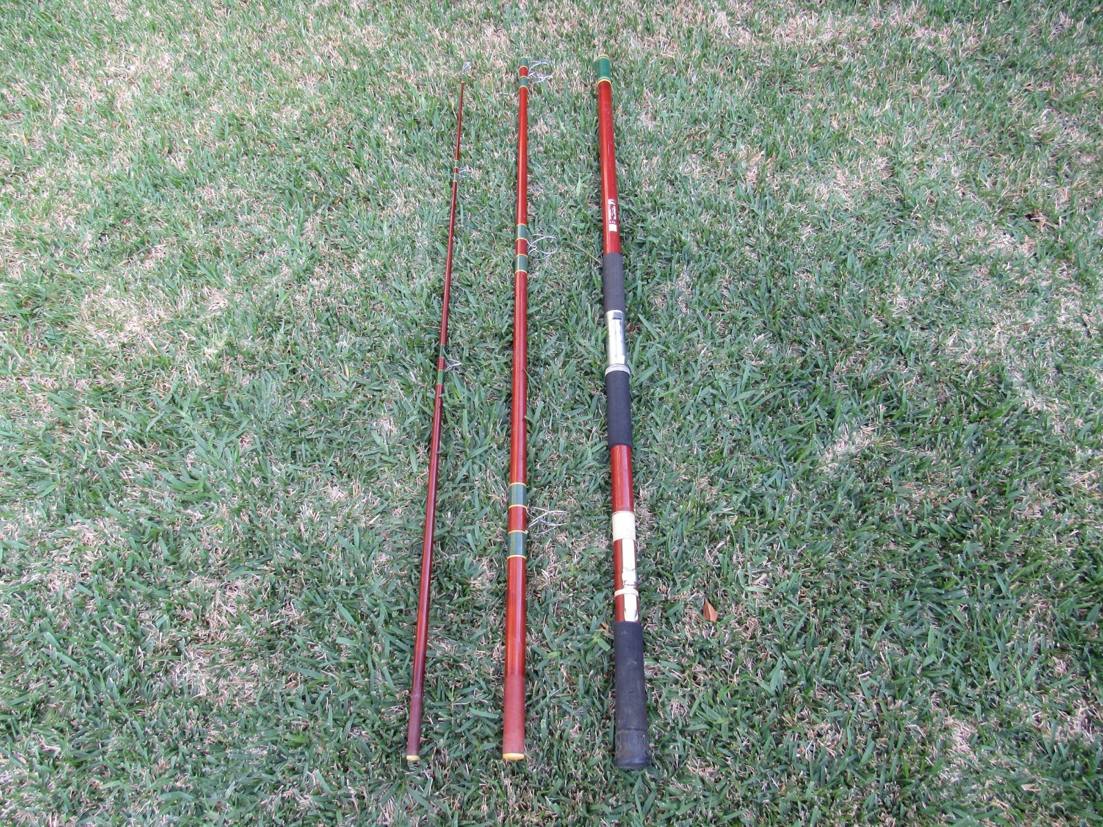 Vintage Kencor No. 315 Brown Tenlew Magnaglas 15′ Saltwater Surf Fishing Rod