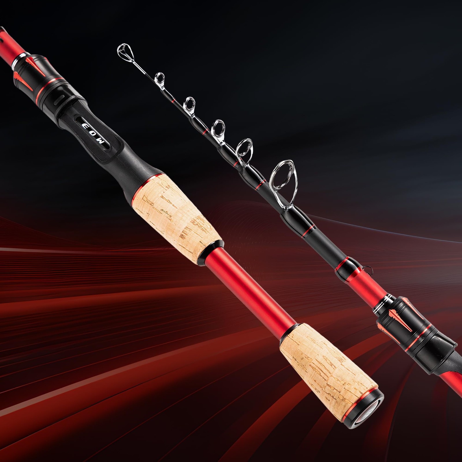 EOW XPEDITE LITE Portable Telescopic Fishing Rod & Combo, Spinning & Casting