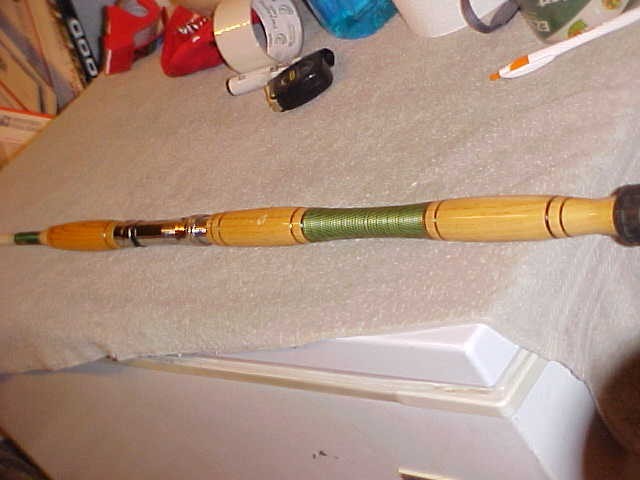 Lot (2) Big Game Saltwater Rods TRUE TEMPER 2525 6′ & CORONET Custom Made 6 1/2′