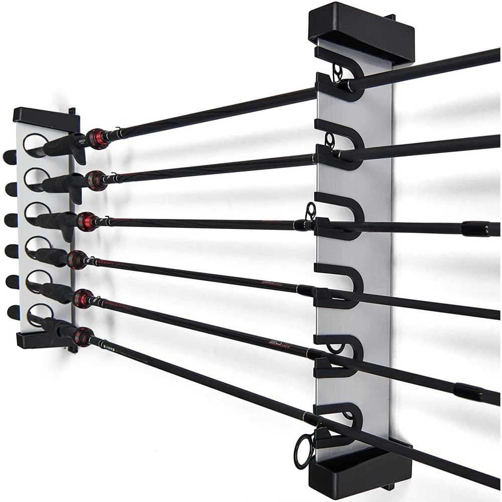 Horizontal 6 Fishing Rod Rack