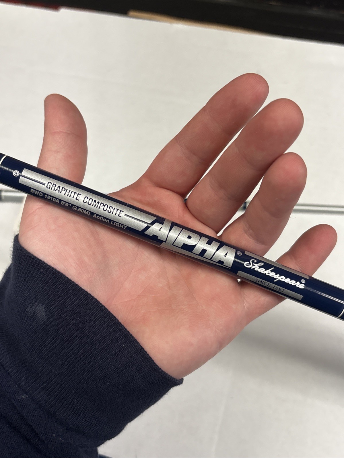Shakespeare Alpha BWD 1310A 8’6 Fishing Rod NOS 2 Piece