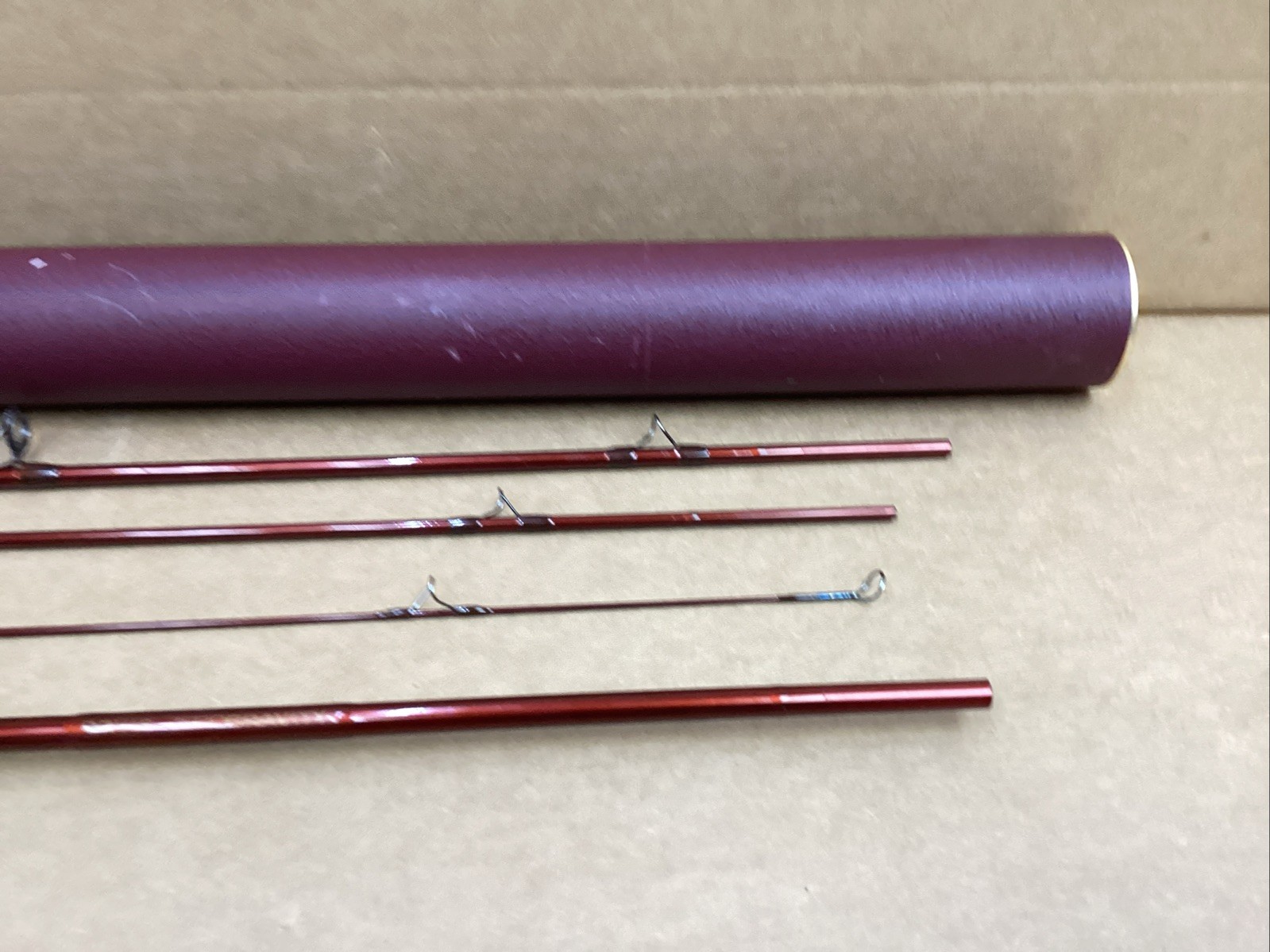 Orvis Zero Gravity 4 piece Tip Flex 9.5′ Line #11 Trout Fly Rod With Tube Superb