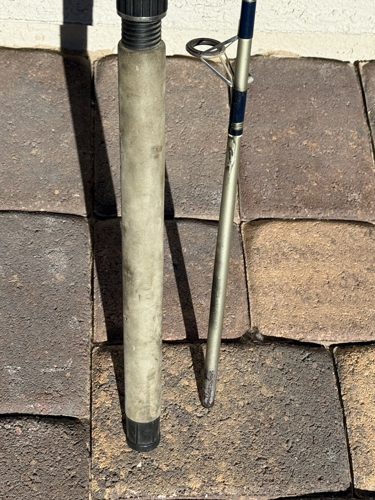 Vintage Shakespeare Alpha BWS 1310A 8’ Graphite Spinning Rod 2-Pc Medium Action