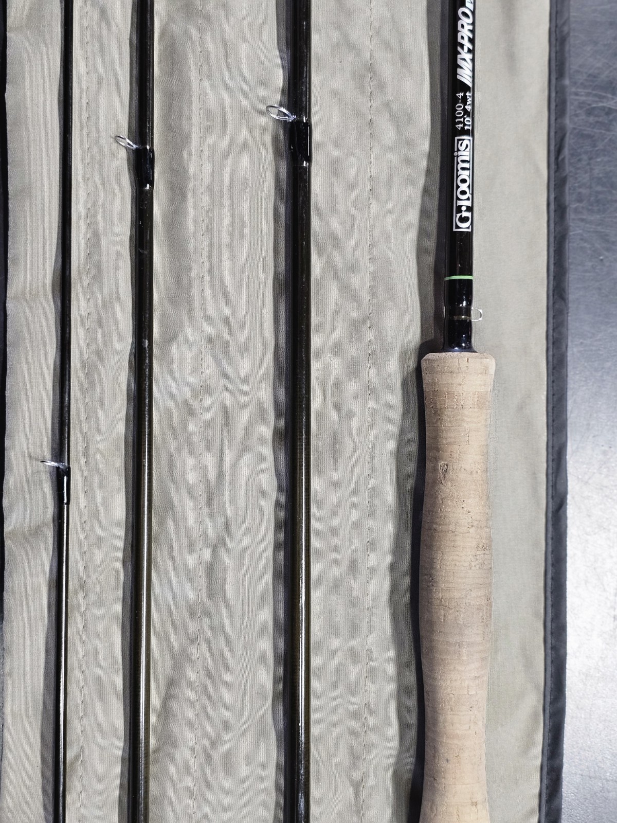 G. LOOMIS IMX PRO V2, 4100-4, 4PC, 10′, 4WT, ROD SOCK & CASE, FLY ROD, FREE SHIP
