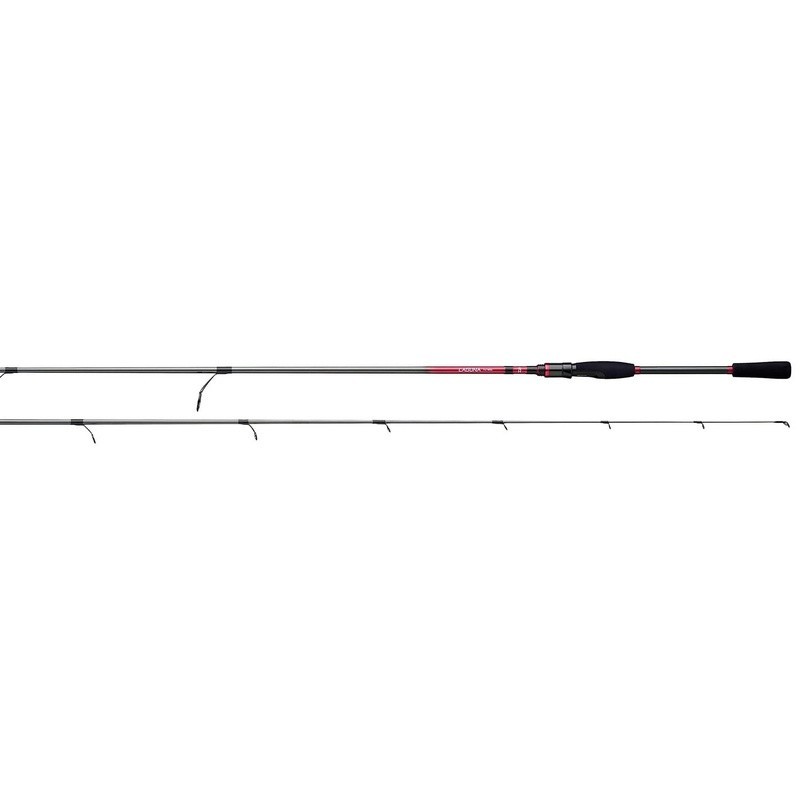 Durable Spin Fishing Rod Lightweight Carbon Construction EVA Grip LAG702MFS-B US