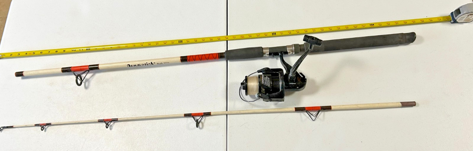 Vintage Drumstick Plus 9209 Eagle Heavy duty Fishing Rod & Eagle Claw 4280 Reel