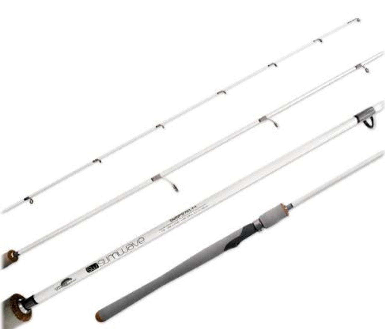 Tsunami Slim Wave White Jigging Spinning Rods