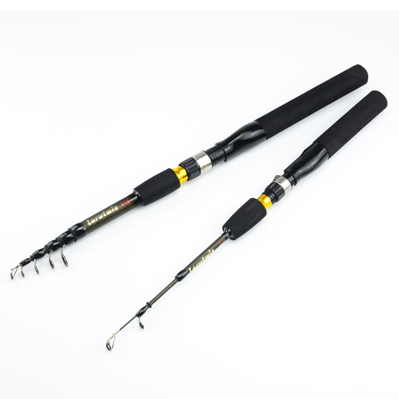 Carbon Fiber Telescopic Ice Fishing Rod Saltwater Portable Spinning Pole
