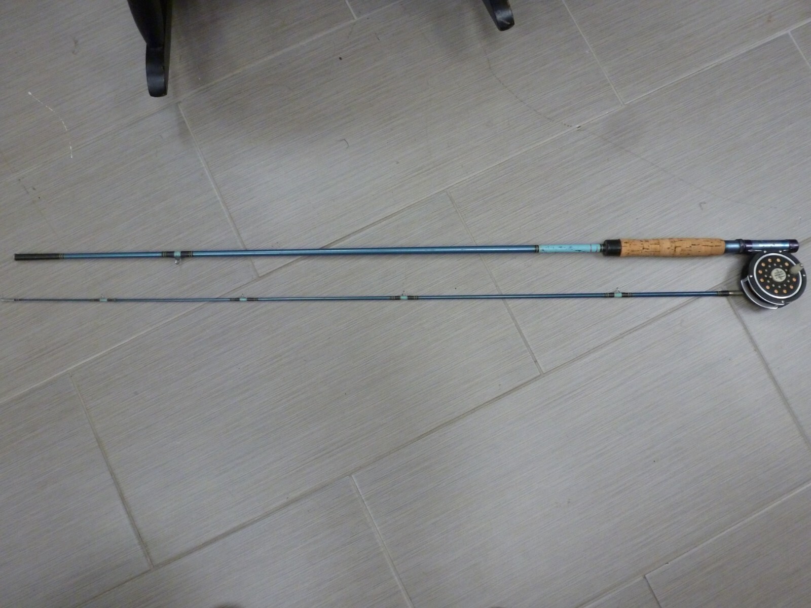 Garcia Fly Rod, 567 , 7’6″ w/ Pflueger Medalist 1494 Reel