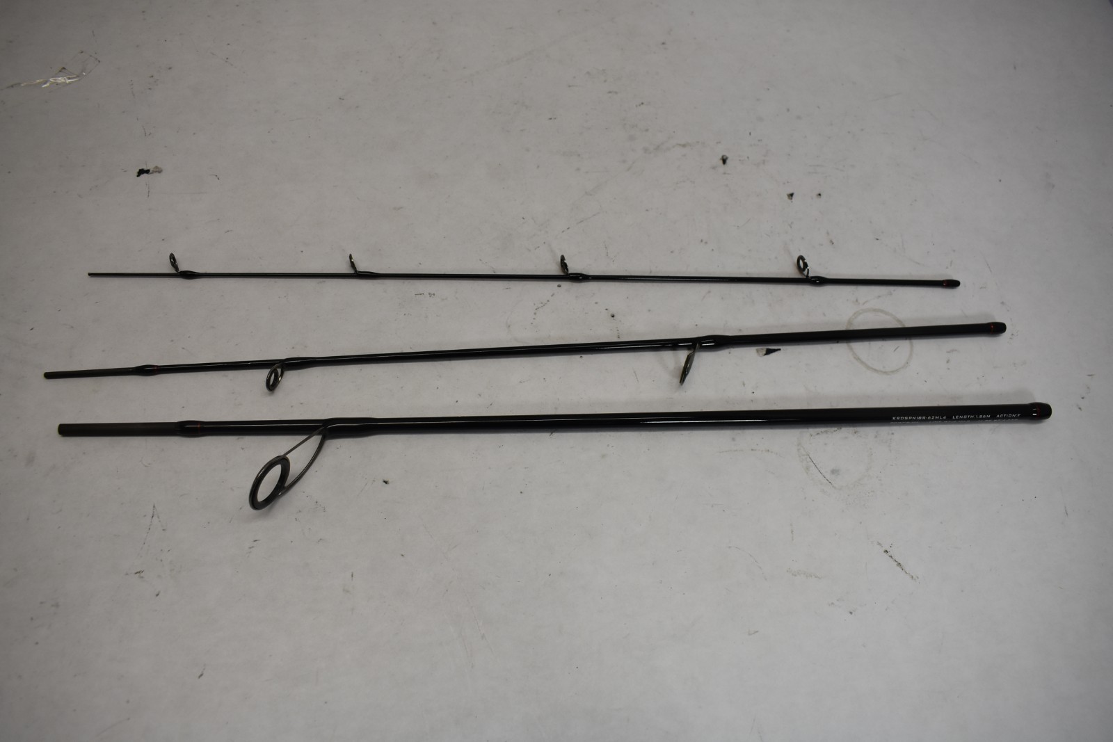 Kastking Brutus Power ML Fishing Rod KRDSPN1BR-62ML4 1.86M Black & Red