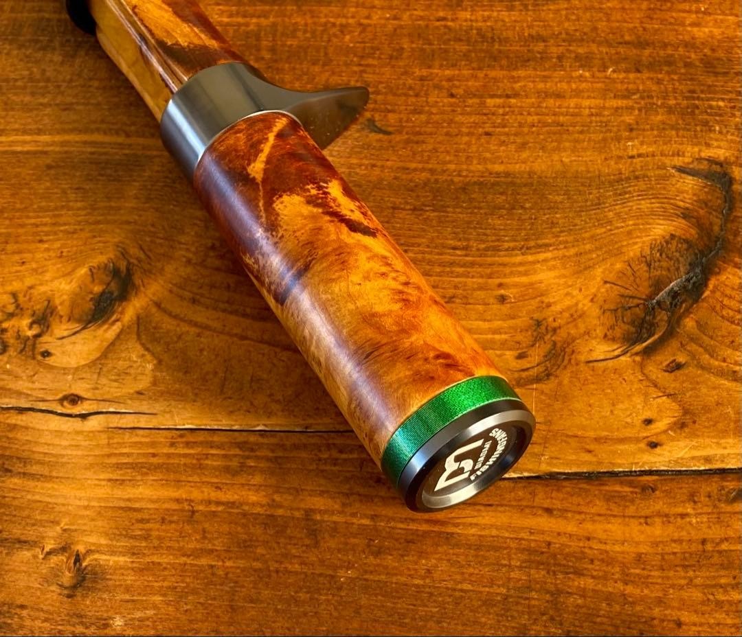 Adjustable Trout Fishing Rod 4-Section 5ft/5ft6in Wood Grip Packable Lightweight