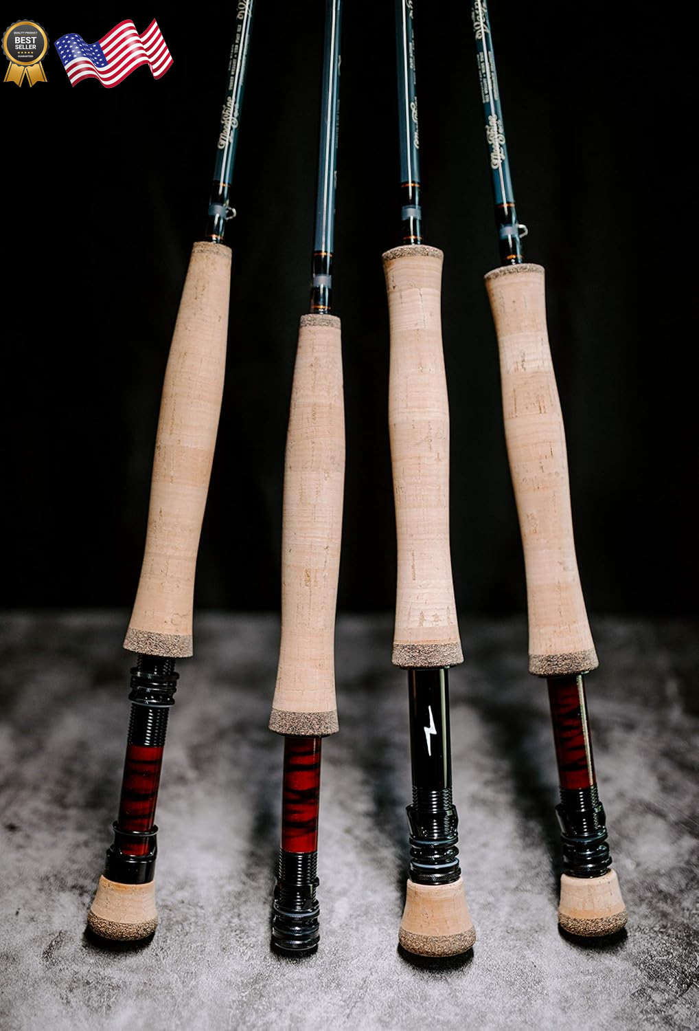 Moonshine Rod Company Fast Action Fly Fishing Rod Carbon Fiber Graphite Rod