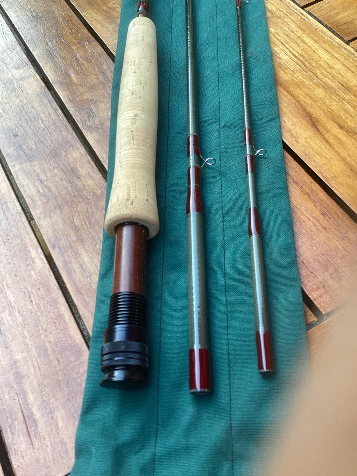 New Fly Rod 10′ #7 3 piece professionally built on an Orvis Western Blank