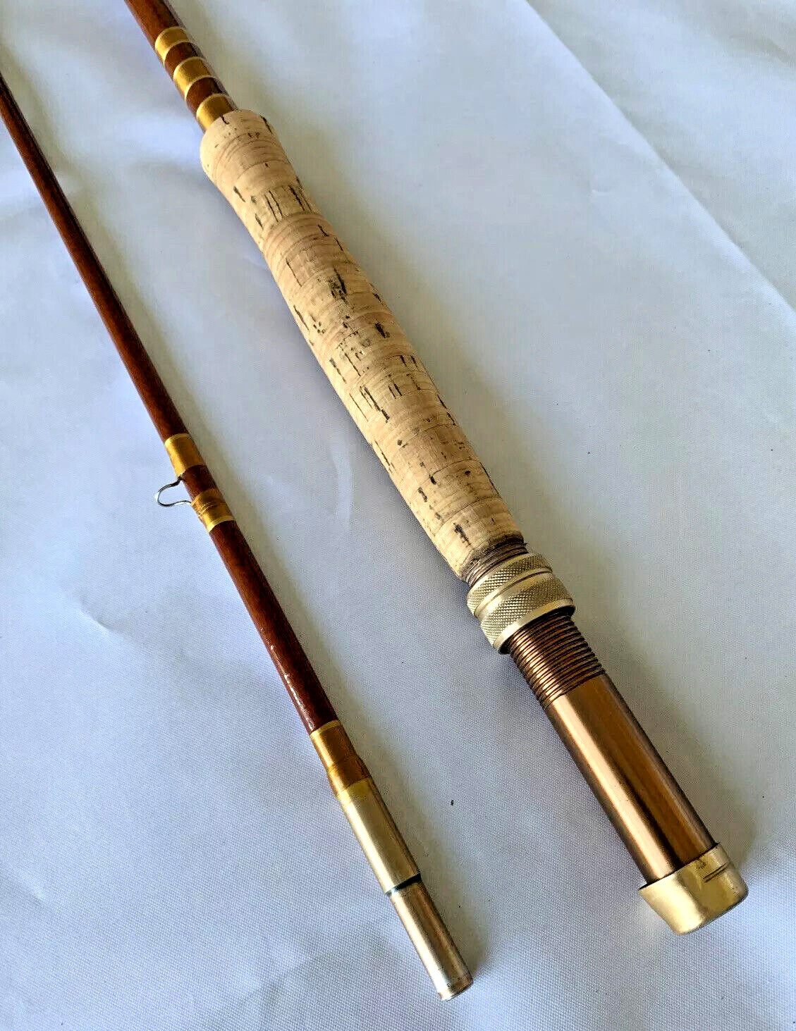 Feather Weight 8’6” Two Prices Fly Fishing Rod With Feather Weight Reel Seat