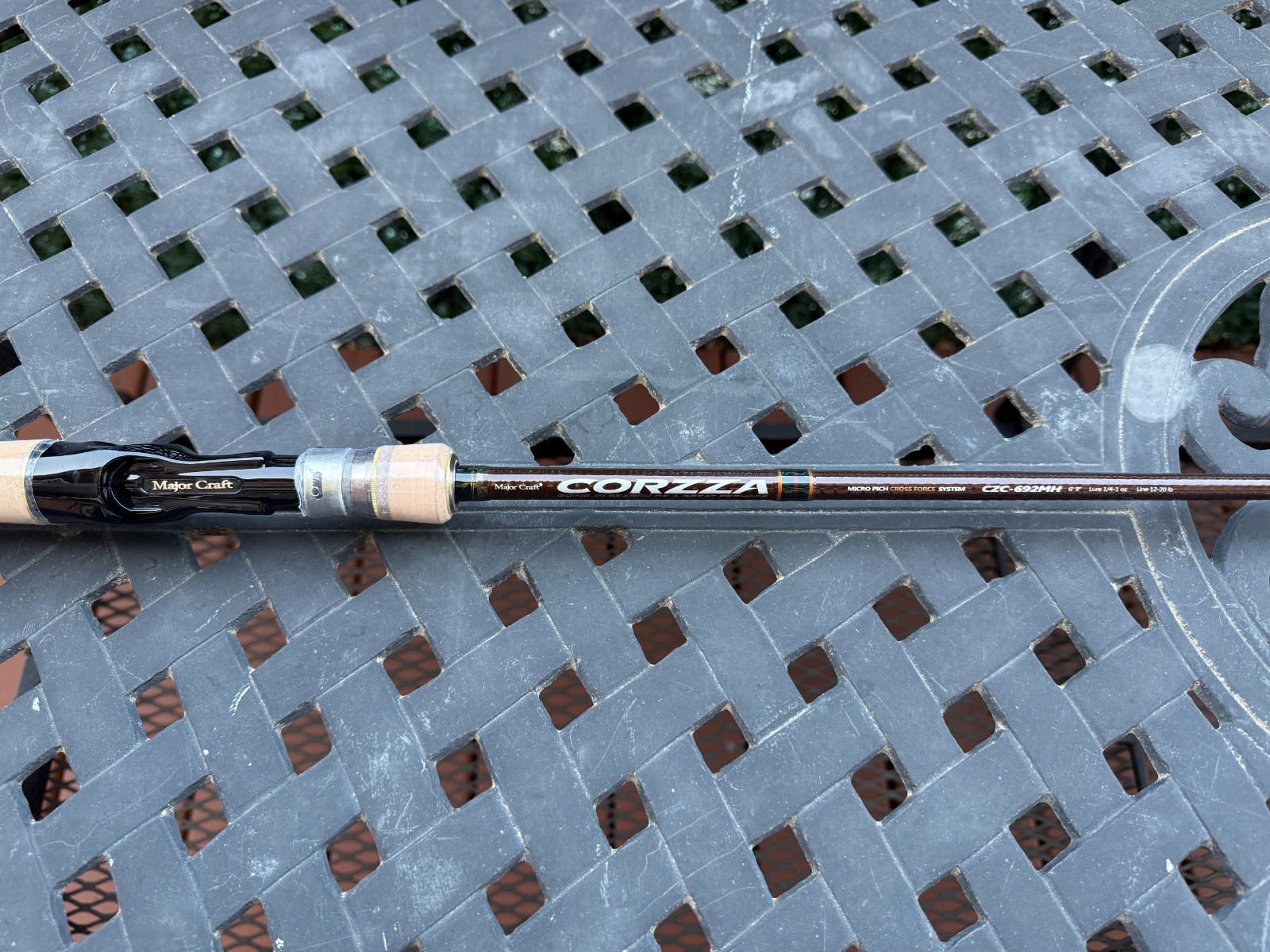 Major Craft CORZZA CZC-692MH, 6’9″, Med Heavy, Fast, 12-20lb, 1/4-1oz, Cast, 2pc