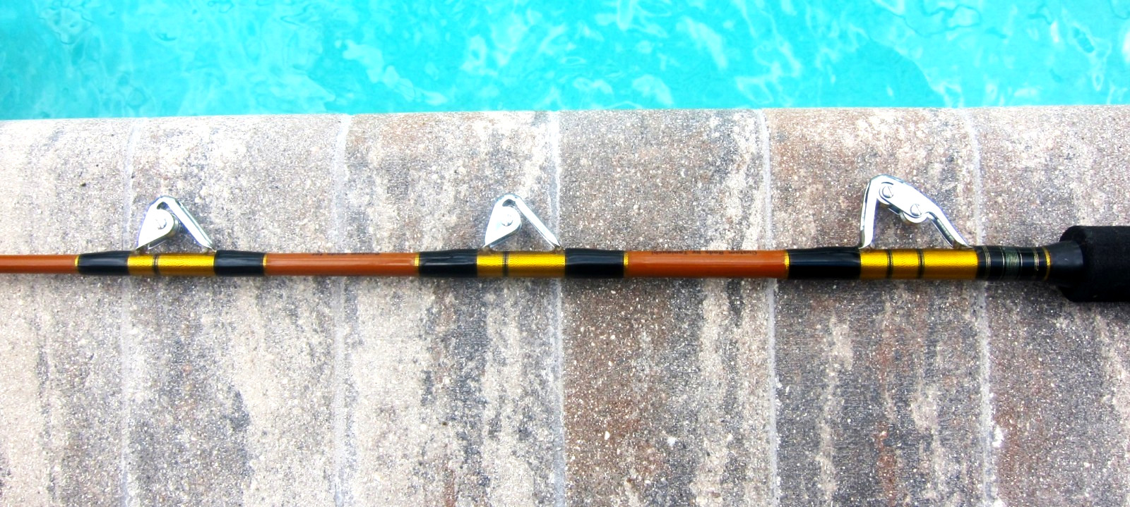 Custom Calstar 6455xh Stand-Up Rod by Taniguchi: 5’2″; 60-80 lb – NEAR MINT COND