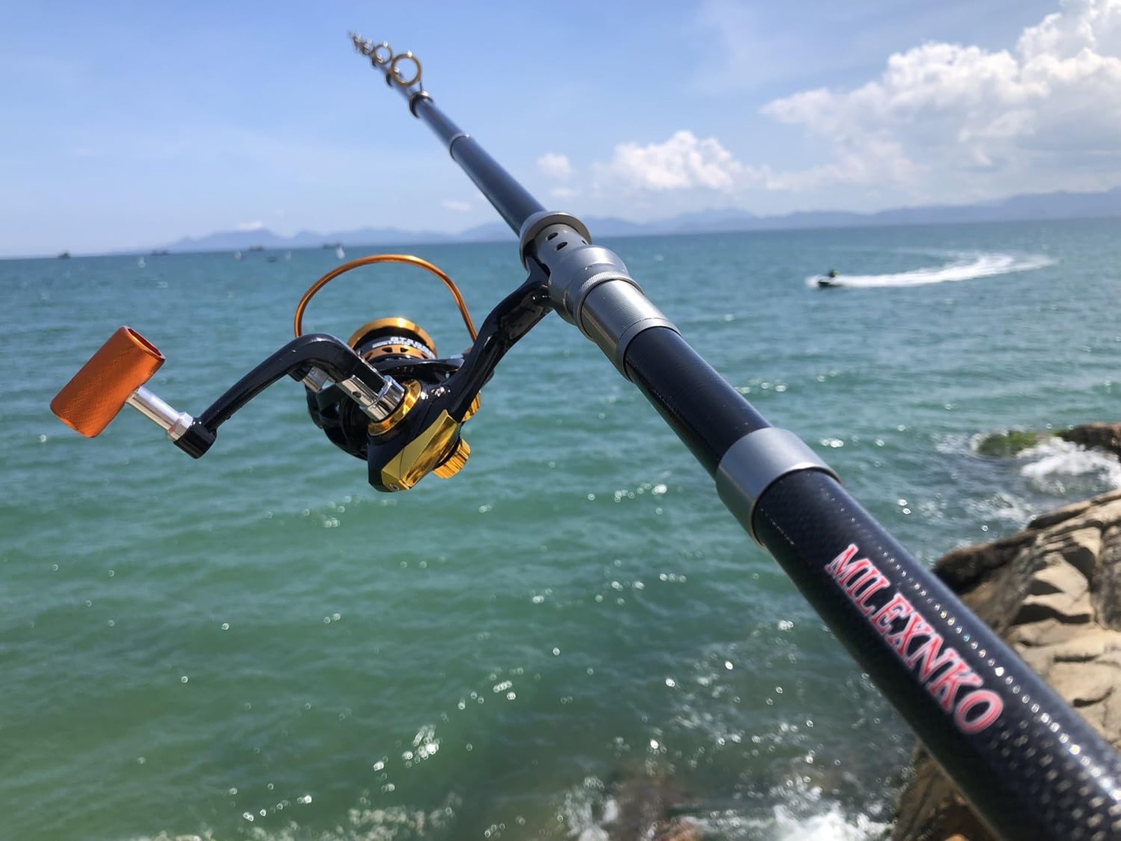 Telescopic Fishing Rod and Reel Combination, 240 Cm Carbon Fiber Rod, Adult F…