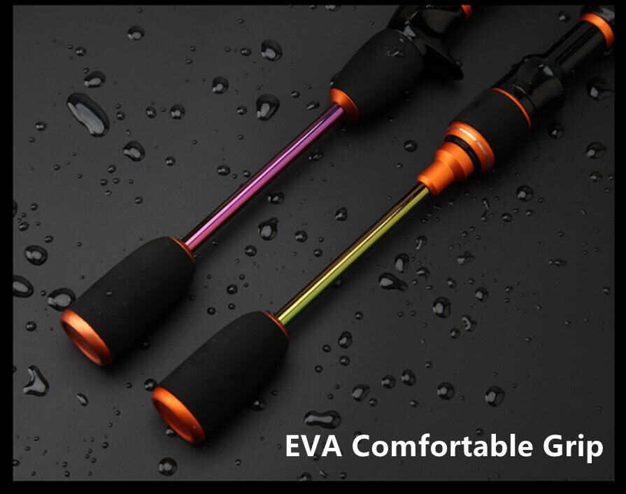 Fishing Spinning Rod 1.68M/1.8M Carbon Fiber Two Solid Tips Casting Fishing Rod