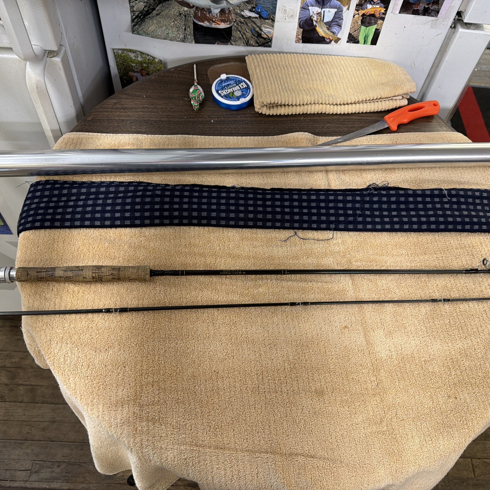 CORTLAND LTD Graphite 1970’s 80’s Made in USA. 8′ 2 piece
