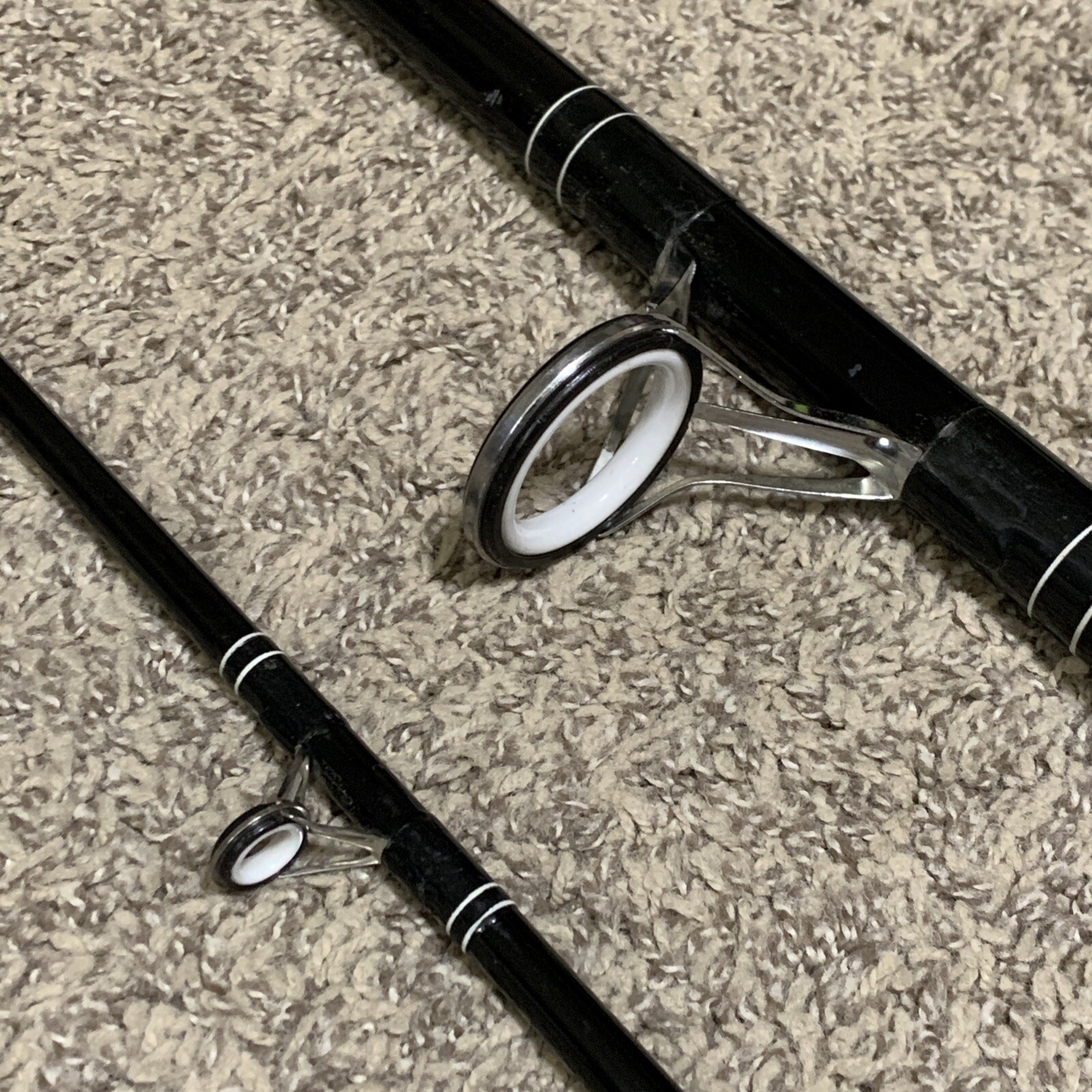 Master 6000 Series Bonneville Model 6604 11 ft Fishing Rod 2 Pc Rod Heavy Action