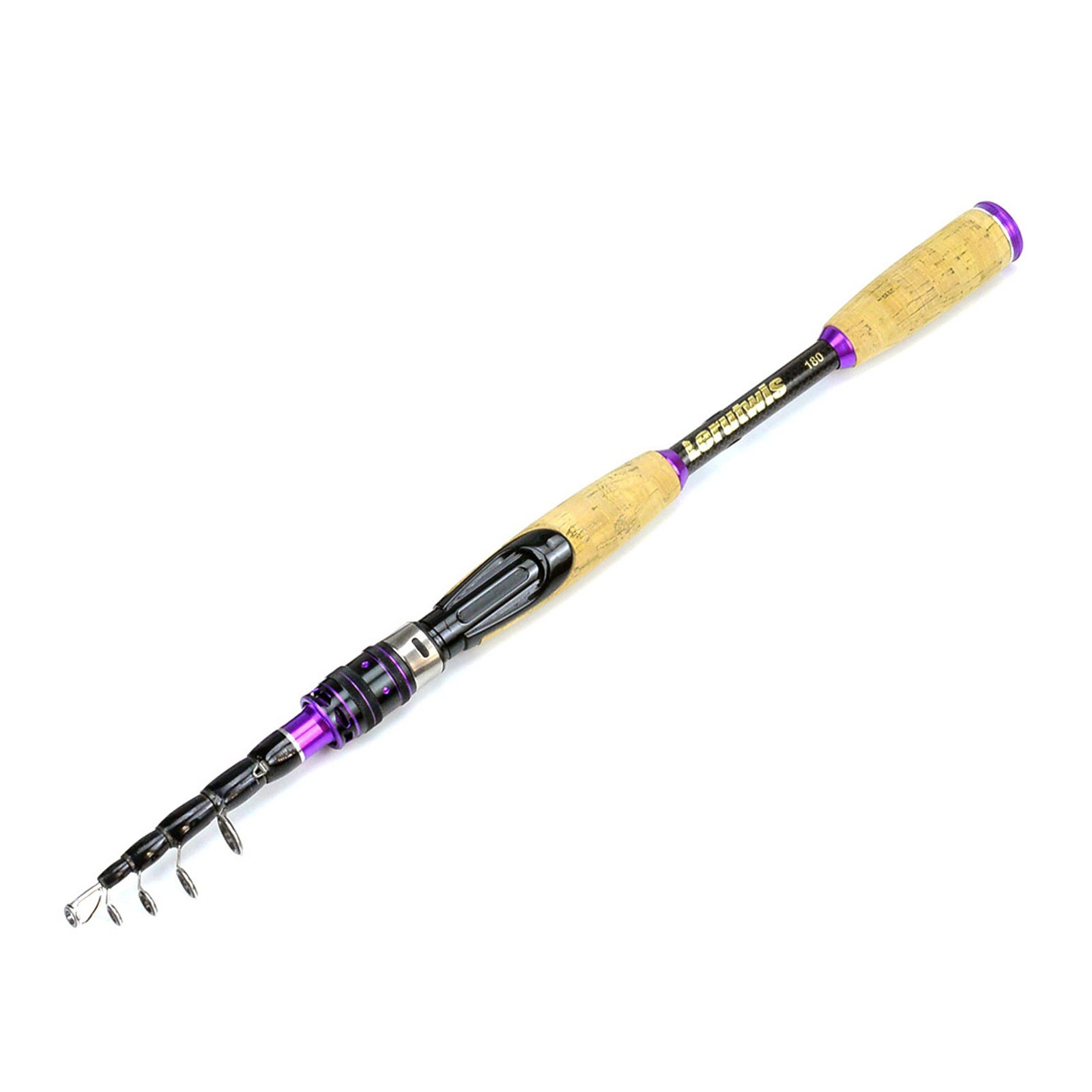 1.65M-2.7M Lure Pole Portable Telescopic Fishing Rods Carbon Rod M Power