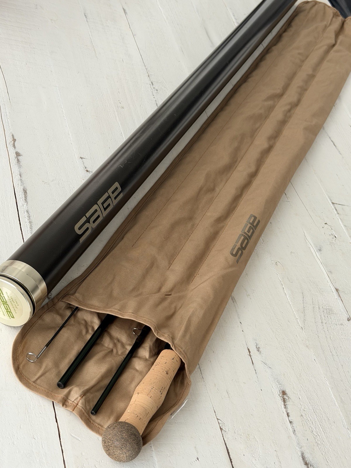 **BEAUTIFUL** 🔥 SAGE Z-Axis SPEY 9wt 14’3”in~4pc FlyRod!! ~LEGENDARY~ 🔥